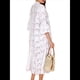 thumbnail image 2 of Vestido Bohemio con Cuello en V, Mangas Acampanadas y Bordado de Encaje para Mujer (2025) XXL, 2 of 10