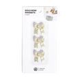 thumbnail image 4 of U Brands Ribbon Magnets, Set of 3, Gold, Metal, 4 of 6