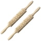 thumbnail image 2 of Delicado madera rodante pin alces dibujos animados escultura utensilios de cocina de madera para hornear suministros para hornear esenciales de cocina Regalo de Navidad 2 PCS Inevent HA011529-00, 2 of 7