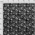 thumbnail image 3 of oneOone Polyester Spandex Black Fabric Valentine Heart Sewing Material Print Fabric By The Yard 56 Inch Wide, 3 of 6