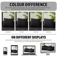 thumbnail image 4 of Newest Curved Modular Chenille Sectional Sofa with Piano Key Design and No Assembly, Black, 4 of 7