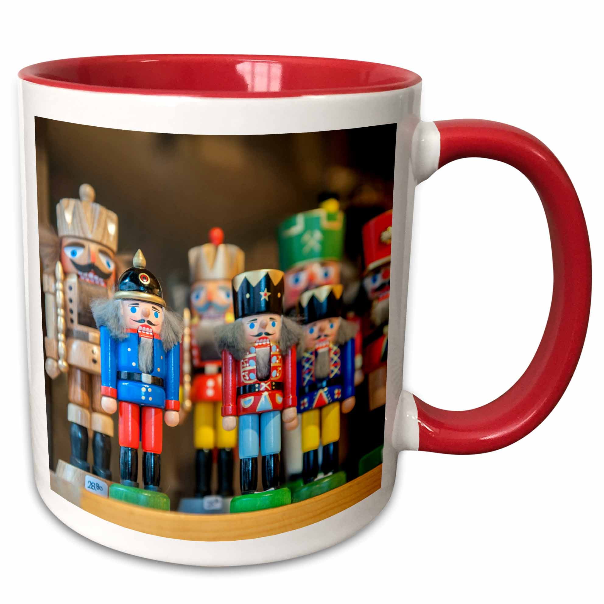 "3dRose Wooden nutcrackers, Christmas market, Mainz, Germany Two Tone