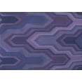 thumbnail image 1 of Ahgly Company Indoor Rectangle Patterned Slate Blue Area Rugs, 5' x 8', 1 of 6