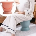 thumbnail image 4 of maytalsory Handheld Spittoon with Lid Portable Urinal Bottle for Bedroom 21x23cm Orange, 4 of 9