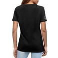 thumbnail image 3 of Women Independence Day T-shirt the 250th Anniversary Shirt for Women of The United States Casual Crew Neck Top Suitable for Celebrating American Anniversaries., 3 of 4