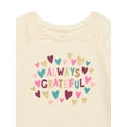 thumbnail image 2 of Garanimals Toddler Girls Holiday Graphic Print Tee with Long Sleeves, Sizes 18M-5T, 2 of 3