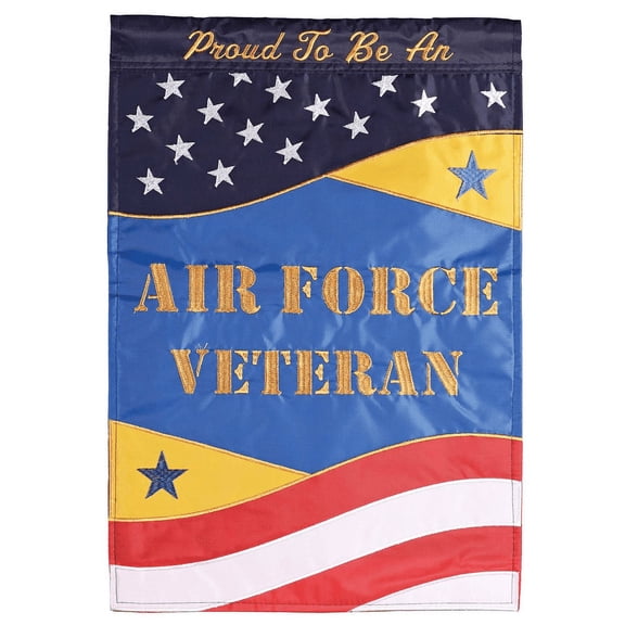 Flag Proud Air Force Veteran 13x18