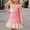 Pink, variant on Girl Dress Cute Birthday Girl Dress Kids Sun Dresses 6-7 Years