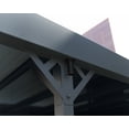 thumbnail image 4 of Palram - Canopia Palma 5000 16' x10' x7' Carport Gray/Gray, 4 of 10