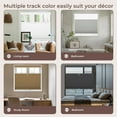 thumbnail image 5 of Allesin Top Down Bottom Up Cellular Shades,Blackout Blinds Noise Reduction,Cordless Cellular Shades Room Darkening Honeycomb Blinds,Blackout (White,27"x64"), 5 of 9