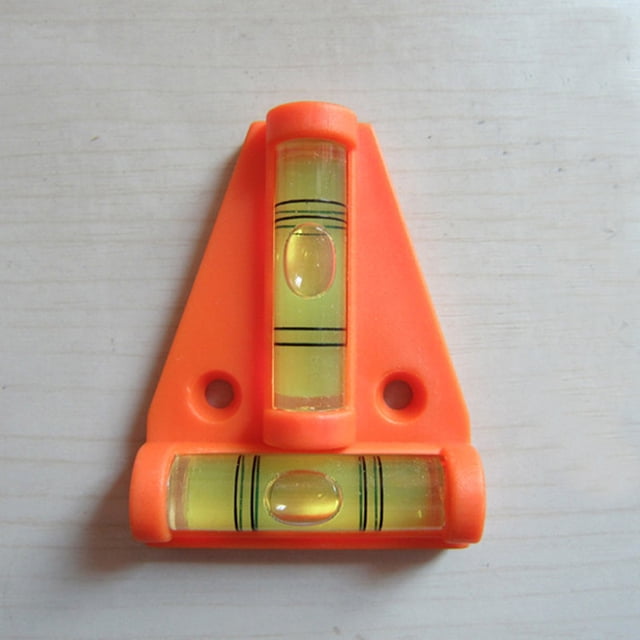 1 piece T Type Spirit Level Measurement Instrument Triangular Plastic Level Indicator T-type Spirit Level Bubble Shell