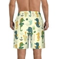 thumbnail image 3 of Disketp Men'S Swim Trunks Hawaiian Breathable Surf Beach Swimsuits Mesh Lining Beach Shorts With Pockets-Seahorse, 3 of 9