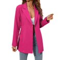 thumbnail image 4 of Vedolay Women Tops Blazers for Women Business Casual Long Sleeve Business Fashion Suit Jackets,Hot Pink XXL, 4 of 5