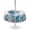 Light Gray, variant on Outdoor Tablecloth with Umbrella Hole for Patio/Picnic/Party/Camping, Teal Sea Turtle Waterproof Table Cloth Round Cover Washable, Coastal Summer Beach Coral Seaweed Wood (Dia 54")