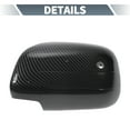 thumbnail image 3 of Cubierta de espejo retrovisor lateral del conductor y pasajero para Lexus RX350, par de fibra de carbono negra, 3 of 7