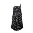 thumbnail image 1 of Vestido George Talla 6 de Mezclilla sin Mangas con Bolsas Diseño Floreado Negro, 1 of 4