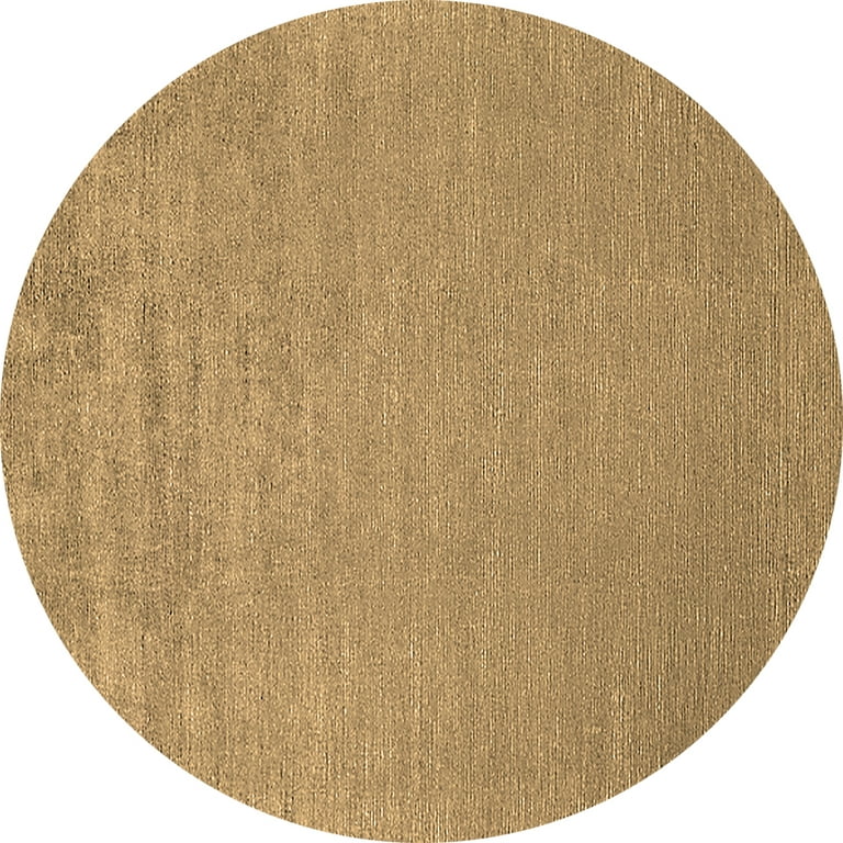 Ahgly Company Indoor Round Oriental Brown Industrial Area Rugs, 5