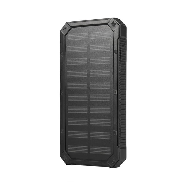 Kit de bricolaje para banco de energía portátil Polar Mobile Power Bank con carga rápida de 20000 mAh y dos puertos USB, color negro