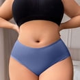 thumbnail image 6 of Bosfbaoi Underwear For Women Plus Size Seamless Underwear Mid-Rise Cotton Lined Panties, 6 of 7