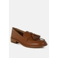 thumbnail image 2 of Yelena Real Leather Tassel Loafers, 2 of 9