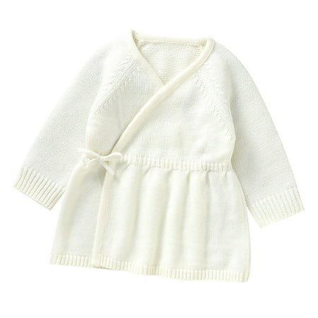 

QBGSAY Kids Sweaters Newborn Baby Infant Girls Boys Long Sleeve Jacket Knit Cardigan Kimono Coat Outwear Cute Sweaters