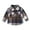 Blue, variant on EnJoCho Toddler Fashion Clothing Toddler Boys Girls Shirt Coat Jacket Plaid Long Sleeve Kids Turn Down Collar Button Tops Outwear Kids Trendy Clothing Outfit 12-18 Months
