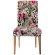 thumbnail image 1 of Funda protectora ABPHQTO para silla elástica con estampado de leopardo y flores juego de 1, 1 of 4
