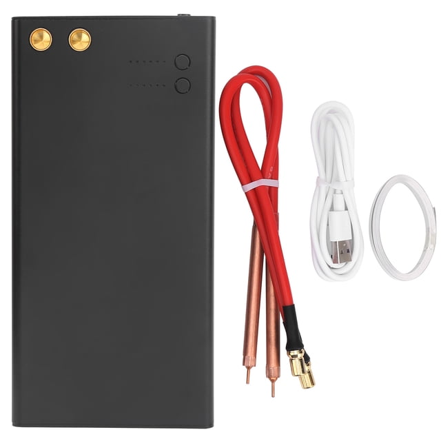 Máquina de soldadura por puntos Mini soldador portátil de batería de litio 18650 actualizado de mano DIY 12V
