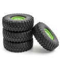 thumbnail image 1 of Car Tires with Wheel Rims Replacement for 1/10 Traxxas TRX-4 Axial SCX10 90046 90047 CC10 RC Car, 1 of 5