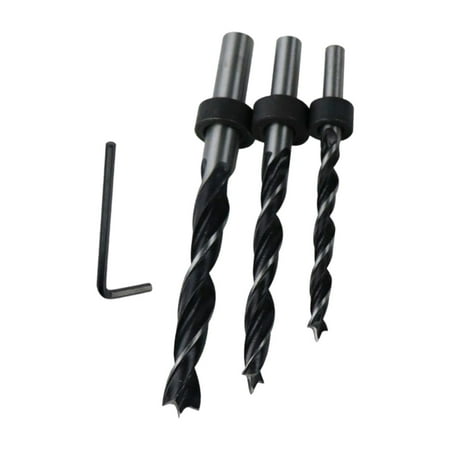 

Brad Point Drill Bit Round Shank Countersink Drill Bit Tools Hole Puncher Woodworking Drill Bit For Furniture DIY Projects Joinery style A