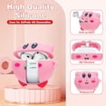 thumbnail image 7 of 2 Pack Cute Case for AirPods 4th Generation Case, Anime Funny Soft Silicone Cover with Cleaning Kit & Keychain, Shockproof Protective Cover for Kids Women, for Apple AirPods 4 2024, Pink & Red, 7 of 7