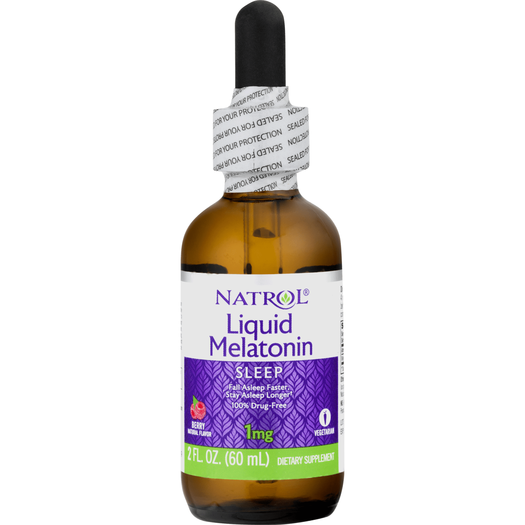 Natrol Melatonin Liquid 1mg 2 Oz Reformulated 1 Mg Liquid Walmart Com