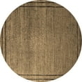 thumbnail image 1 of Ahgly Company Indoor Round Oriental Brown Industrial Area Rugs, 5' Round, 1 of 4
