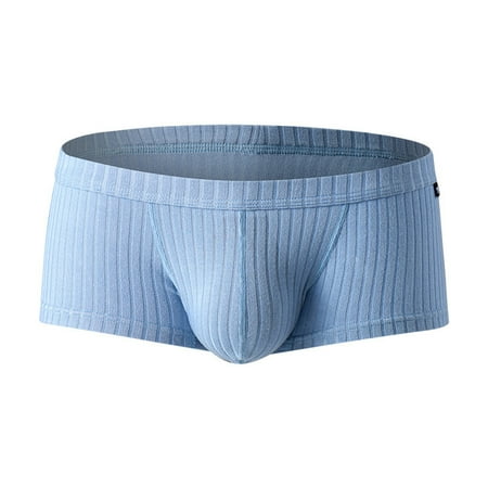 

Sunnymall Men Panties U Convex Close Fit High Stretch Solid Color Wide Ribbing Sexy Low Waist Underpants Briefs Underwear for Bedroom
