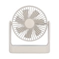 thumbnail image 2 of Ventilador de escritorio USB para colgar en la pared, 3 en 1, 4 velocidades, ángulo amplio de 270°, desmontable, portátil, multifuncional, gris, 2 of 14