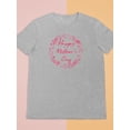 thumbnail image 3 of Mothers Day Bold Garland Shaped T-Shirt Women -Image by Shutterstock, Female XX-Large, 3 of 4