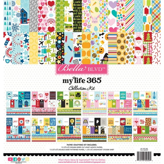 Bella Blvd Collection Kit 12"X12"-My Life 365