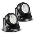 thumbnail image 1 of Luz de pared con sensor de movimiento a batería, impermeable, inalámbrica, LED, con encendido y apagado automático, paquete de 2, 1 of 5