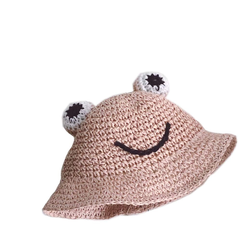 Loliuicca Cute Frog Bucket Hat for Kids 