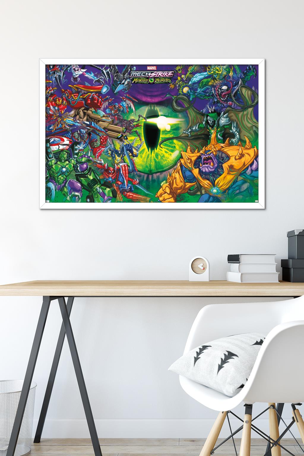 Marvel Avengers: Mechstrike Monster Hunters - Battle Wall Poster, 22.375" x 34" Framed