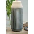 thumbnail image 4 of Signature Design by Ashley Afener Contemporary 25.75" Ceramic Table Lamp, Set of 2, Blue & Beige, 4 of 5