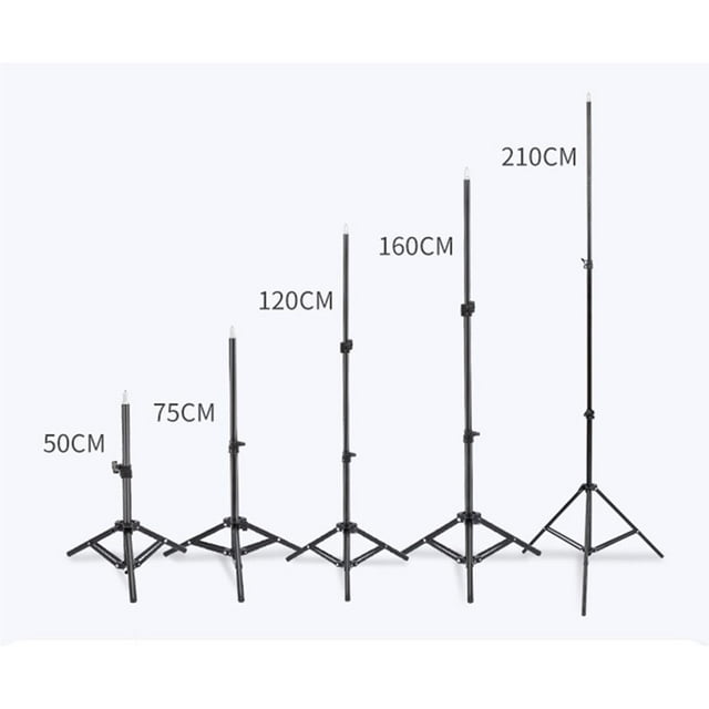 stanreset Heavy Duty Light Stand Adjustable Photographic Stand Sturdy Tripod for Reflectors Softboxes Lights