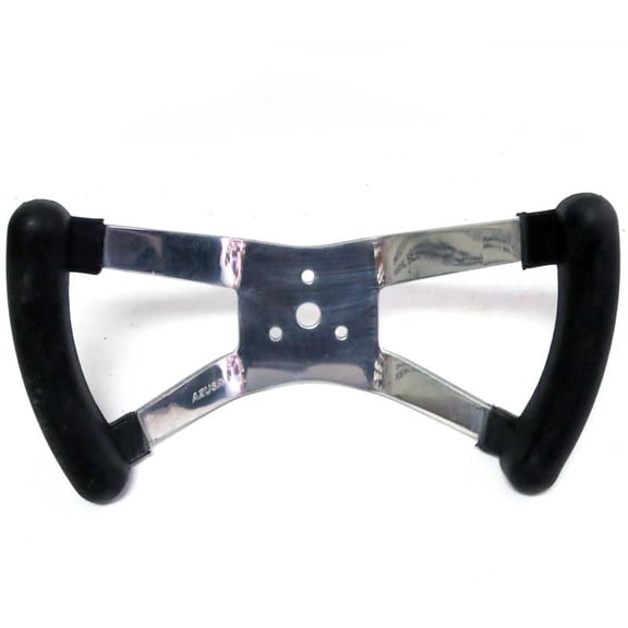 Polished Aluminum Butterfly Steering Wheel