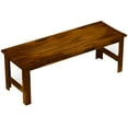 thumbnail image 2 of Outsunny 2-Seat Wood Garden Bench, Slated Patio Bench Outdoor Bench, Carbonized, 2 of 9