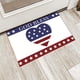 thumbnail image 5 of Felpudo del Día de la Independencia | Alfombra antideslizante de terciopelo de cristal con estampado de bandera | Alfombra navideña de poliéster de 60 x 40 cm | Felpudo lavable a máquina, tapete, 5 of 5
