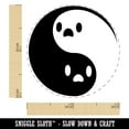 thumbnail image 2 of Yin Yang Ghosts Spooky and Cute Self-Inking Rubber Stamp Ink Stamper - UV Ink - Mini 1/2 Inch, 2 of 7