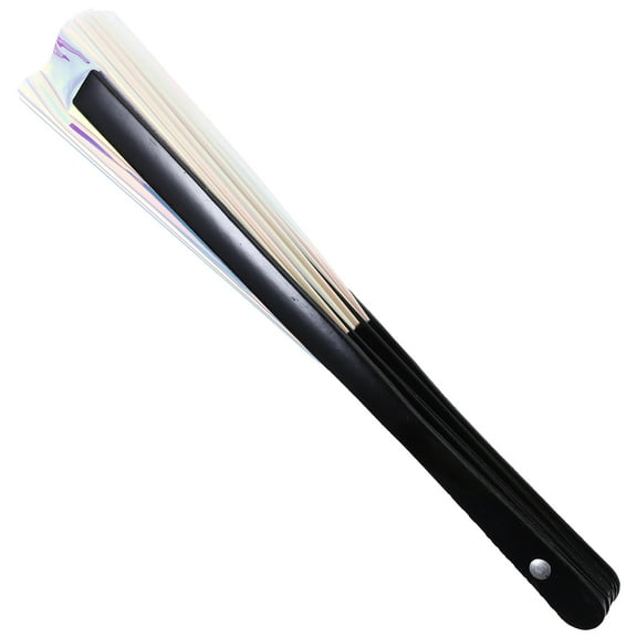 Folding Fan Handheld Foldable Hand Fan Large Foldable Fan Party Colorful Hand Fan Music Festival Fan