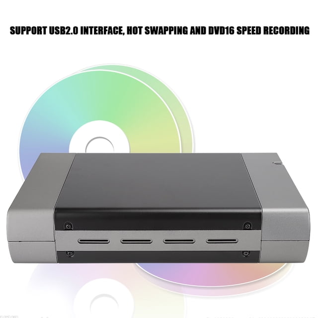 External USB2.0Interface Optical Drive Box 5.25in, DVD16 Speed Recording, Support 3.5inHard Drives,XP/7/8/10, OS 9.0 Or Higher