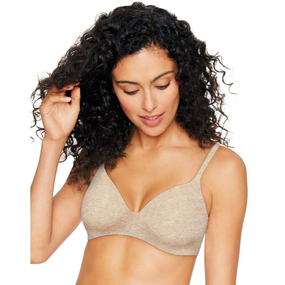 Hanes Women`s Ultimate ComfortBlend T-Shirt Wirefree Bra, HU03, 40B