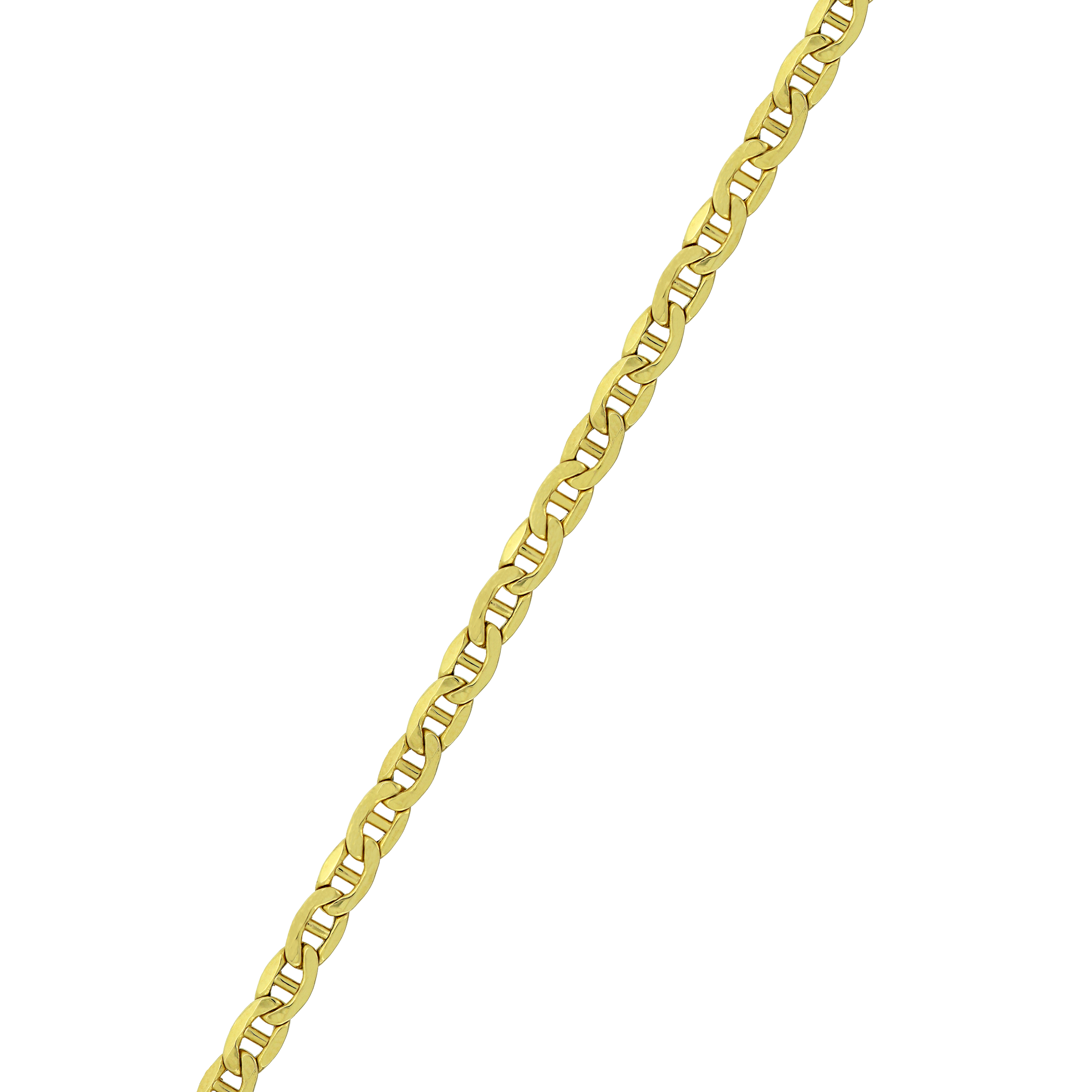 Brilliance Fine Jewelry 10K Yellow Gold Mariner Chain Necklace, 22"